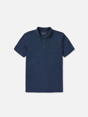 Men’s Solid Polo Neck 100% Cotton Blue